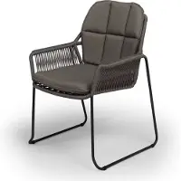 Tierra Outdoor Eettafelstoel Rivera Antraciet