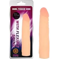 CHISA - Buigbare Cyberskin Dildo - 17 cm - Lichte Huidskleur