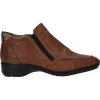 Rieker Boots 'Enkellaarsjes Plat' cognac