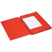 Jalema Secolor kartonnen 3-klepsmap rood folio (25 stuks)