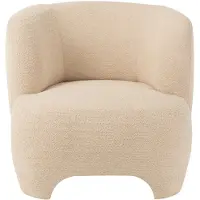 J-Line Zetel 1-Zit Gebreid Tex/Ht Wit