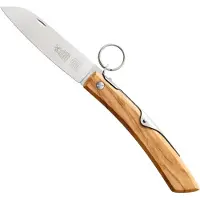 Robert Herder IBEX - Zakmes - Inklapbaar - Lemmet 100 mm - Carbonstaal - Heft Olijfhout