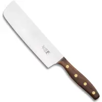 Robert Herder KN Nakiri - Groentemes - 60HRC RVS - Lemmet 18 cm - Heft Walnotenhout