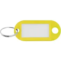 Combicraft sleutellabels geel 48x22mm actiemodel - 100 stuks