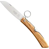 Robert Herder IBEX - Zakmes - Inklapbaar - Lemmet 120 mm - Carbonstaal - Heft Olijfhout