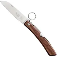 Robert Herder IBEX - Zakmes - Inklapbaar - Lemmet 120 mm - Carbonstaal - Heft Zwart Walnotenhout