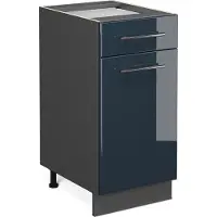 Vicco Fame-Line Keukenonderkast – 40 cm zonder werkblad Donkerblauw hoogglans