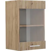 Vicco R-Line Glazen keukenkast – 40 cm Artisanaal eiken
