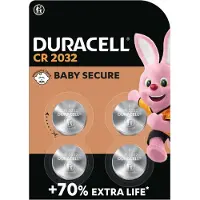 Duracell Knoopcelbatterijen 2032 4 stuks