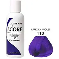 Adore Semi-Permanent Hair Color - African Violet 113 118 Ml