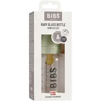 BIBS Glazen Babyfles Complete Set 110 ml Sage | 1 stuk