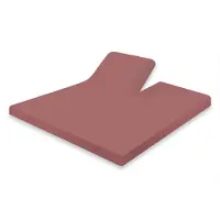 Eleganzzz Splittopper Hoeslaken Jersey Katoen Stretch - rose 180x200cm