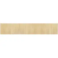 vidaXL Vloerkleed rechthoekig 60x300 cm bamboe lichtnaturel