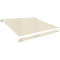 vidaXL Vervangingsdoek voor luifel 350x250 cm polyester crèmekleurig