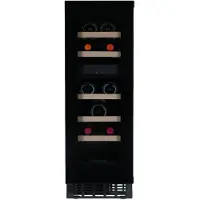 Vinata Vélan Wijnklimaatkast Vrijstaand en onderbouw - Zwart - Wijnkoelkast 16 flessen - 88 x 29.5 x 57.5 cm - Wijnkast