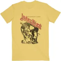 Ginza.se Judas Priest - Stained Class Vintage Head Heren T-shirt - 2XL - Geel