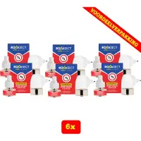 Roxasect 6 x Anti-Mug Bundel - 6X Anti-Mug Muggenstekker + 12X Navulverpakkingen - Voordeelverpakking