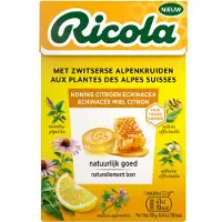 Ricola Keelpastilles Honing Citroen Echinacea Doosje 50 Gr