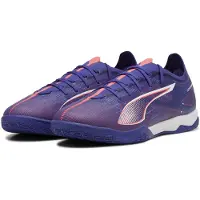 Puma Ultra 5 Match Zaalvoetbalschoenen (IN) Paars Lichtroze Wit