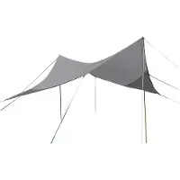 Bo Camp - Tarp - Travel ruit - 4-Hoekig - 4x4 Meter