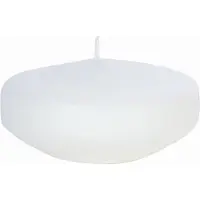 Enlightening Candles Drijfkaarsen - 24x stuks - wit - ca 8 branduren - geurloos - Dia 8 cm - groot formaat