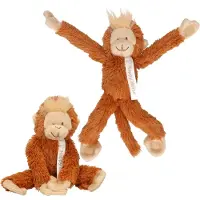 Happy horse 2x stuks pluche aapje knuffel 23 cm - apen knuffels