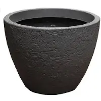 Gardalux Bloempot | | Ø 49 cm (Polyethyleen, Binnen/Buiten, Antraciet)