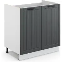 Vicco Fame-Line Wastafelonderkast – 80 x 82 cm zonder werkblad Antraciet