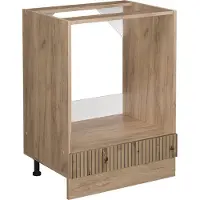 Vicco R-Line Ovenombouwkast – 60 cm WB Marmer Artisanaal eiken
