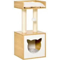 PawHut Paws Kattennest 35 cm x 35 cm x 81 cm