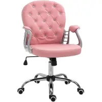 Vinsetto Luxe bureaustoel, roze