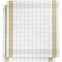 De Witte Lietaer Theedoeken De Witte Lietaer Mixte Yellowgreen (2 stuks)