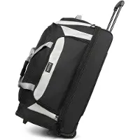 Travelz Reistas met wielen 96 liter – Weekendtas met doordacht ondervak en trekstang – Zwart