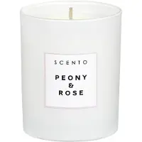 Scento - Peony & Rose Geparfumeerde Kaars - 190 G