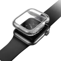 Uniq Garde Hybrid Case voor de Apple Watch 4 / 5 / 6 / SE - 44 mm - Smoked (Tinted Grey)