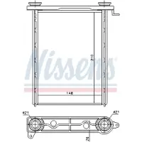 Nissens Voorverwarmer, interieurverwarming voor o.a. FIAT, NISSAN, OPEL, RENAULT