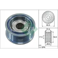 Schaeffler INA Rondsel/geleiderpoelie, V-riem INA 532 0900 10