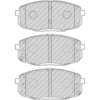 FERODO Remblokset FDB5038, voor