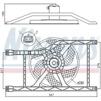 Nissens Koelventilatorwiel, motorkoeling 85920