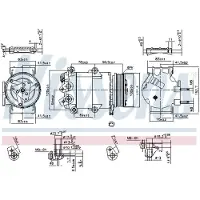 Nissens Compressor airconditioning 890321