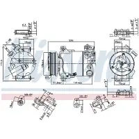 Nissens 890215 Aircopomp