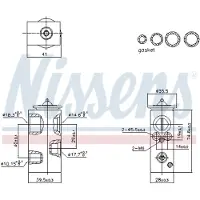 Nissens Expansieventiel, airconditioning 999450