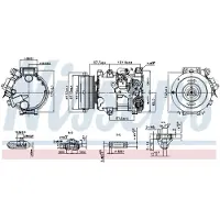 Nissens Compressor airconditioning 890808