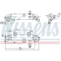 Nissens 989417 EGR-koeler