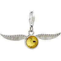 The Carat Shop Harry Potter Zilveren Gouden Snaai - Golden Snitch Bedel met Kristallen