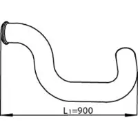 DINEX Uitlaatpijp DINEX80770
