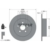 Textar 92135700 Remschijf