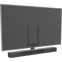 Cavus premium frame voor diverse Yamaha soundbars / zwart