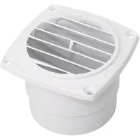 BREG Ventilatierooster met slangaansluiting