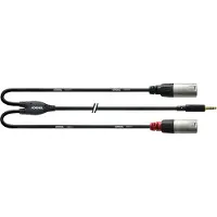 Cordial 1,8 M REAN JACKPLUG 3,5 MM/2X XLR M
